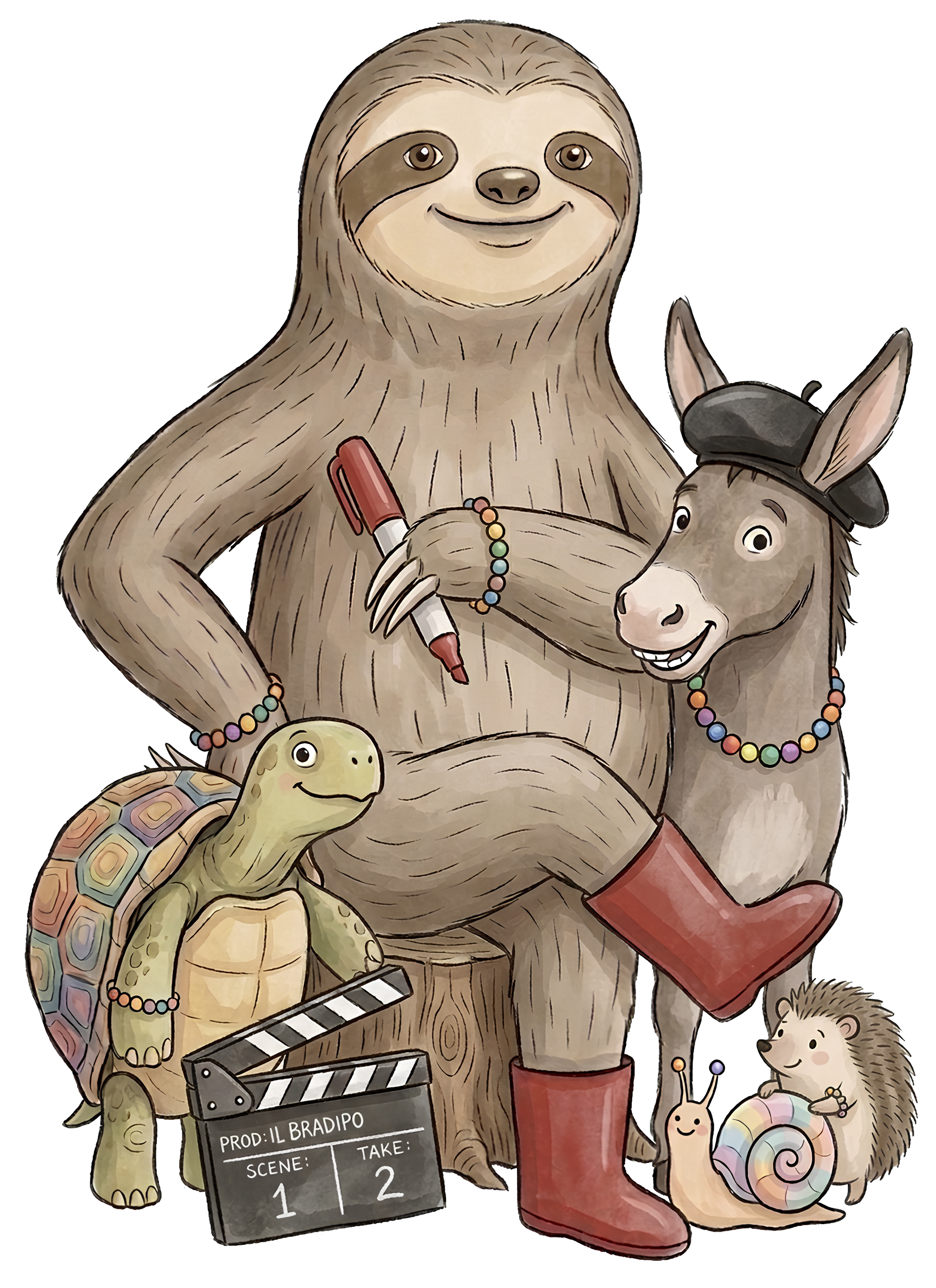 Il Bradipo con gli amici