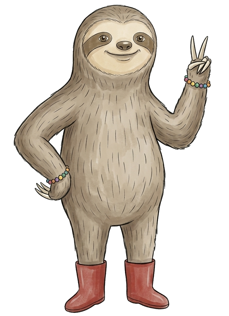 Il Bradipo con gli stivali rossi